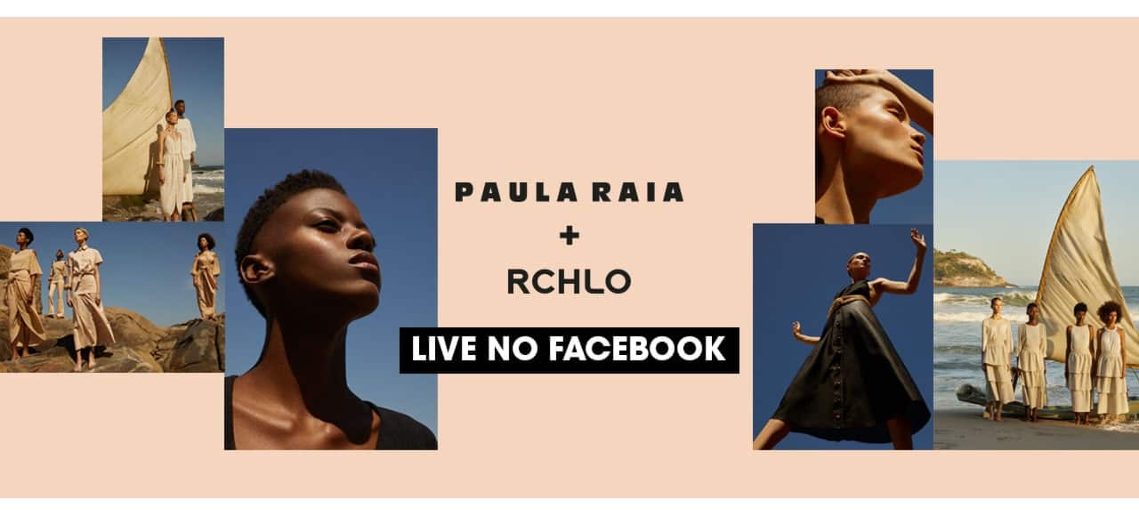 Paula Raia para Riachuelo: confirme sua presença na transmissão ao vivo do desfile