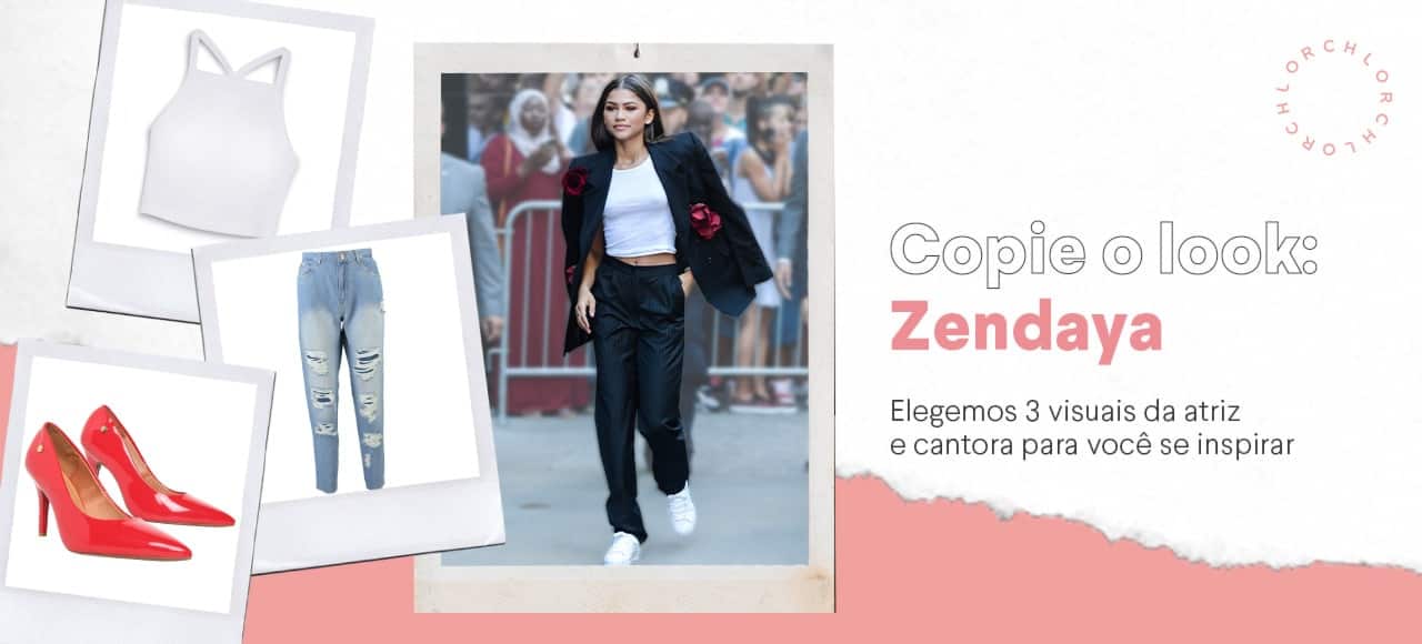 Copie o look: Zendaya | Elegemos 3 visuais da atriz e cantora para você se inspirar