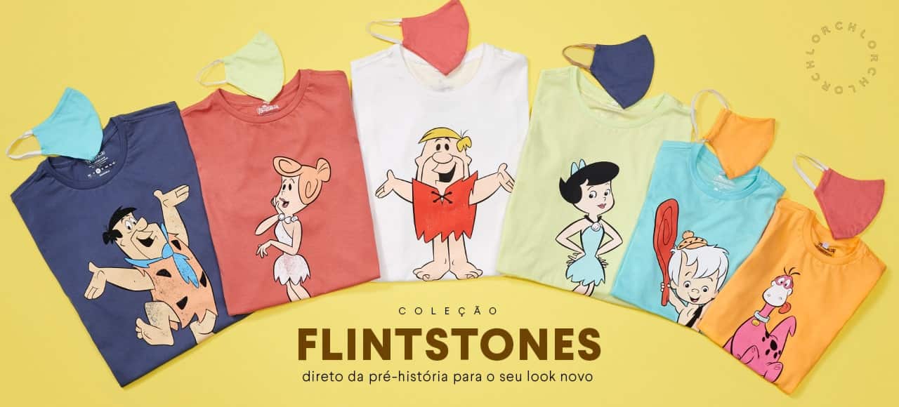 Coleção Flintstones | Direto da pré-história para o seu look novo