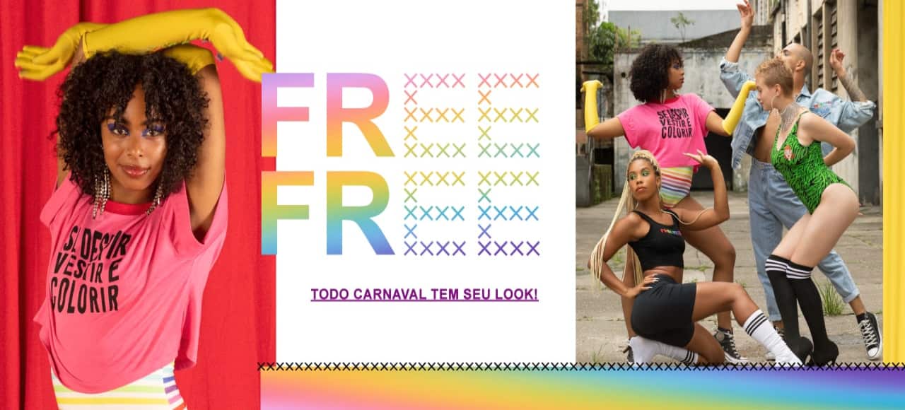 FREE FREE x RIACHUELO | Todo carnaval tem seu look!