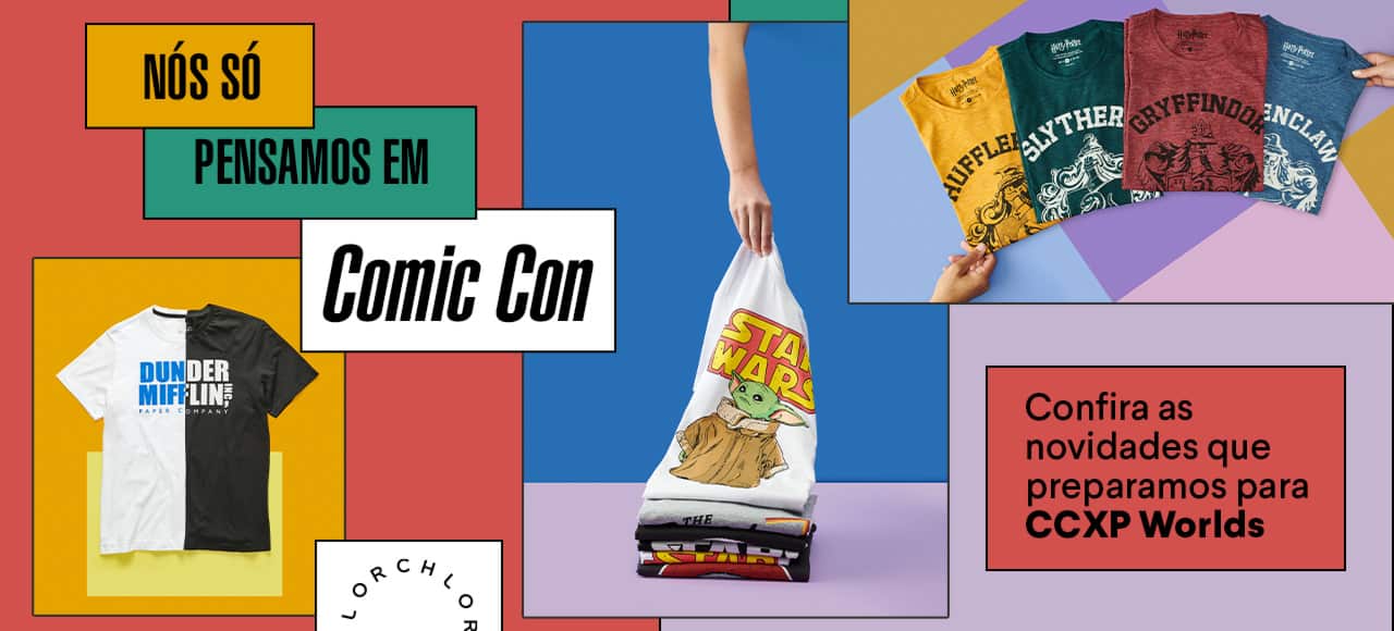 Nós só pensamos em Comic Con | Confira as novidades que preparamos para CCXP Worlds