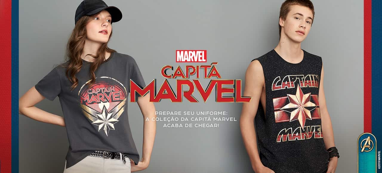 Prepare seu uniforme: a coleção da Capitã Marvel acaba de chegar!