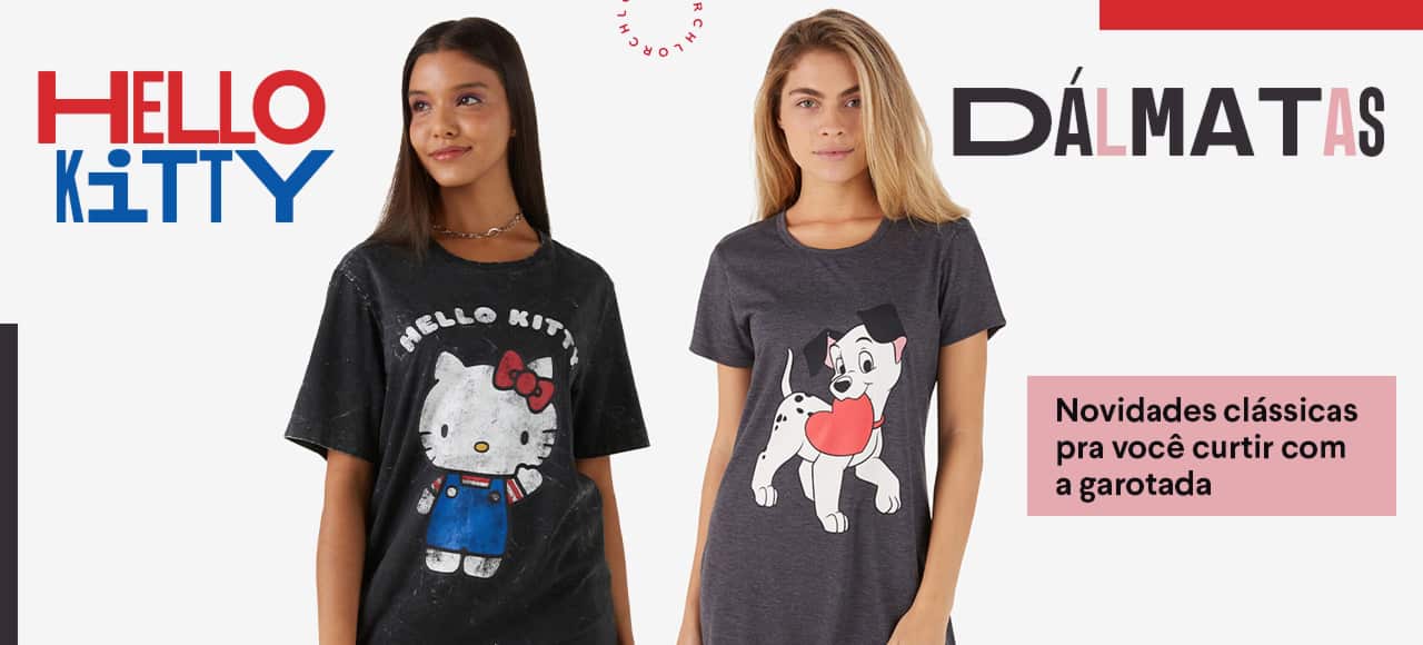 Hello Kitty & Dálmatas: novidades clássicas pra você curtir com a garotada